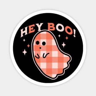 Hey Boo Ghost Creepy Cute Halloween Magnet